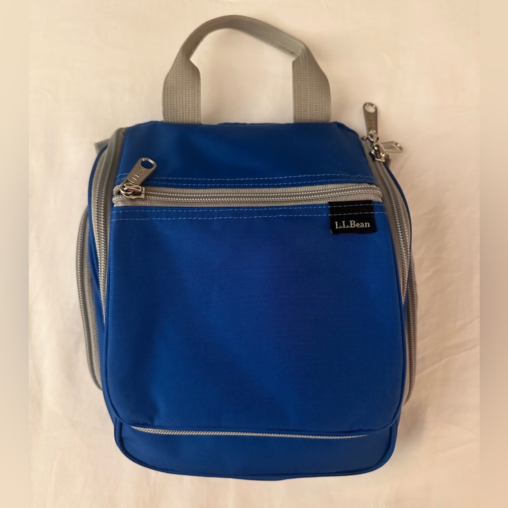 LL Bean Personal Organizer Toiletry Bag in Sky Blue - Small